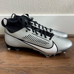 Nike Vapor Edge Pro 360 2 Grey Black Mens Football Cleats Size 12 DA5456-002
